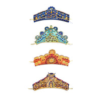 Djeco Do It Yourself, 4 Mosaic Tiaras Enchantresses - Mosaic Kits DJ07909