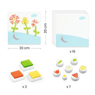 djeco flower stamps