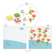 djeco flower stamps