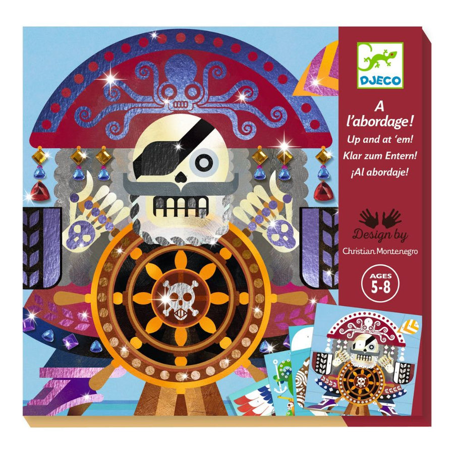 Djeco Mosaic and Foil Art Set - Pirate