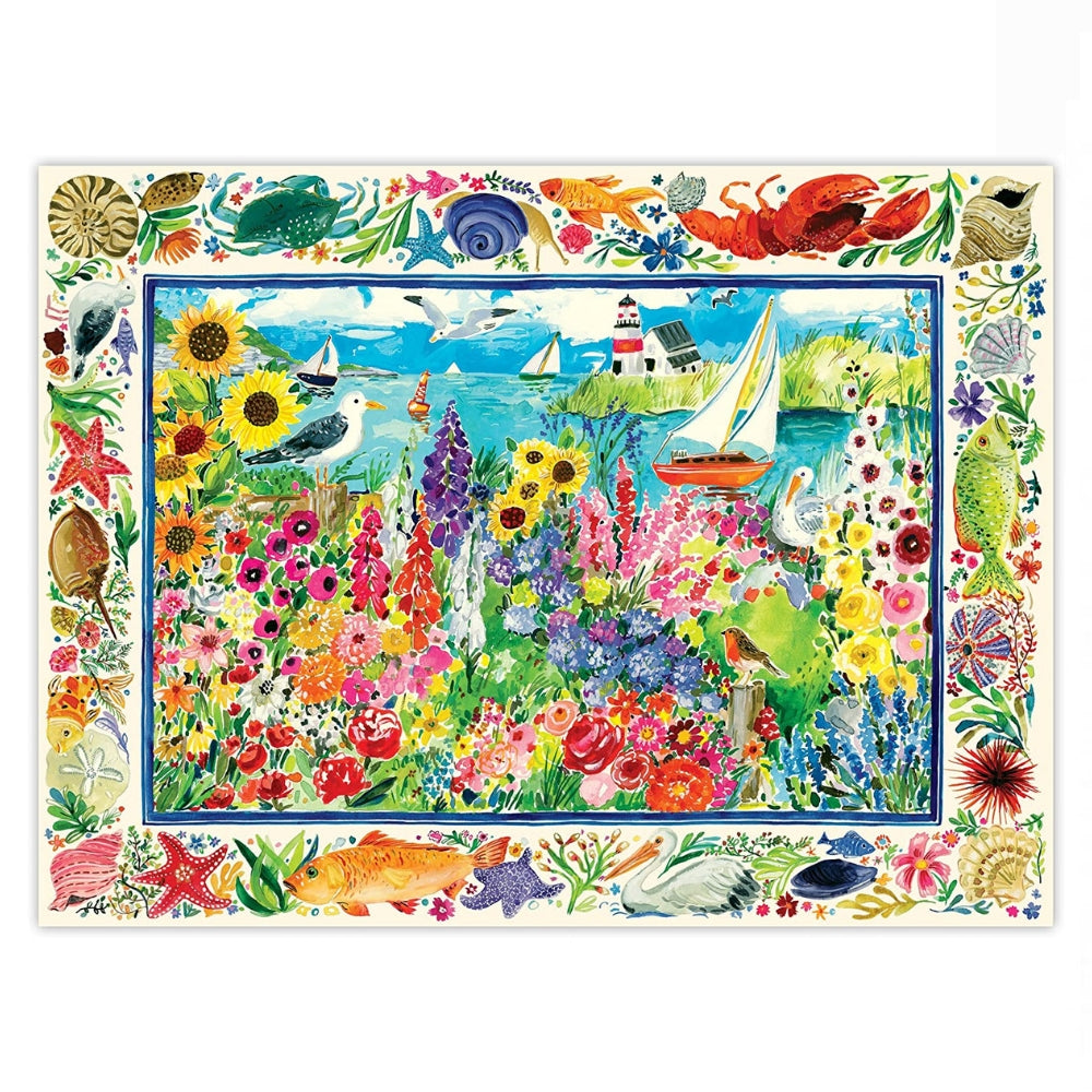 Eeboo Seagull Garden - 1000 Piece Puzzle