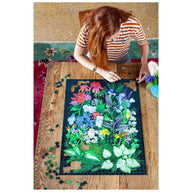 Eeboo Summer Garden Sampler - 1000 Piece Rectangle Puzzle
