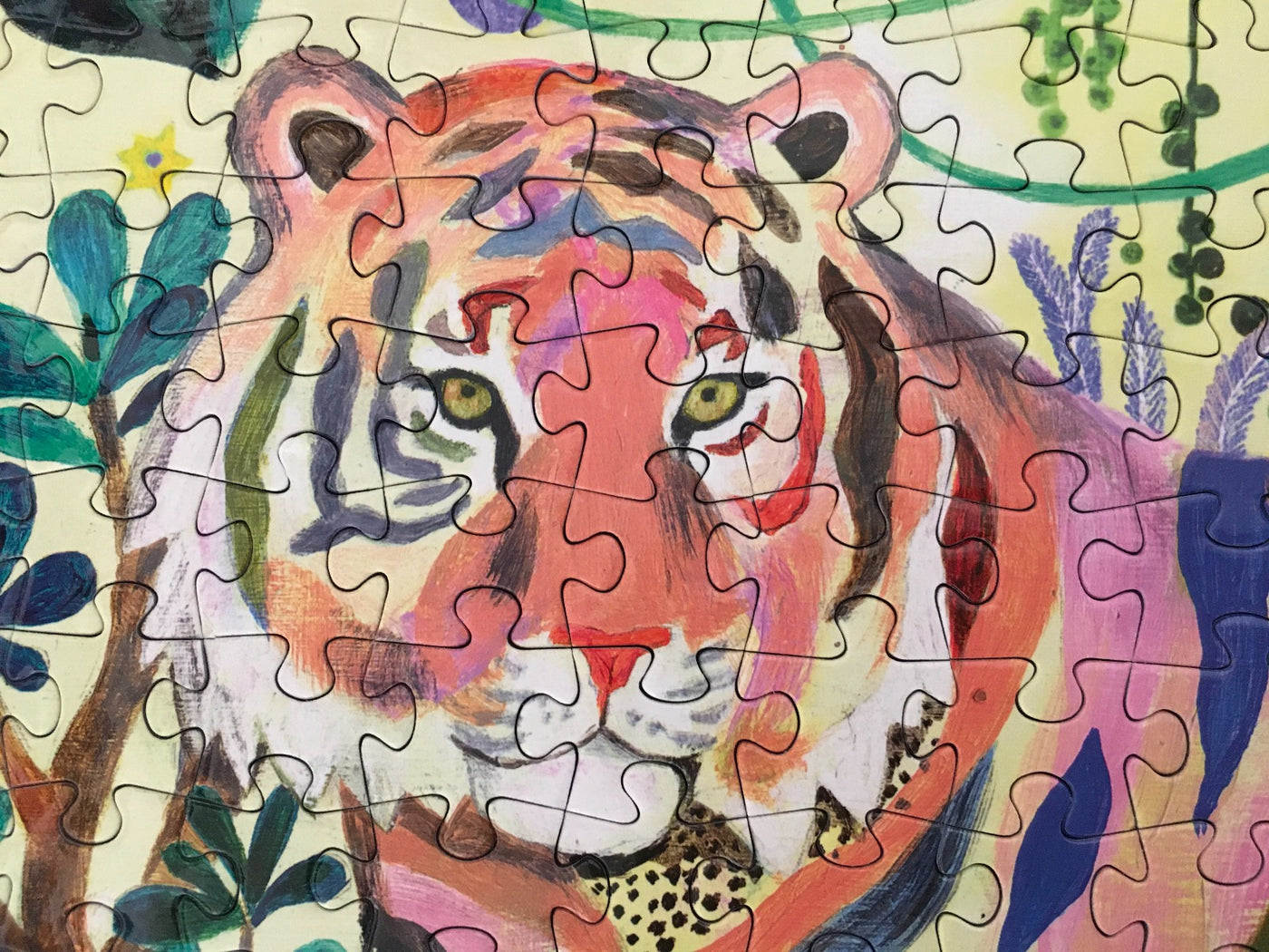 djeco gallery 1000 piece rainbow tiger puzzle