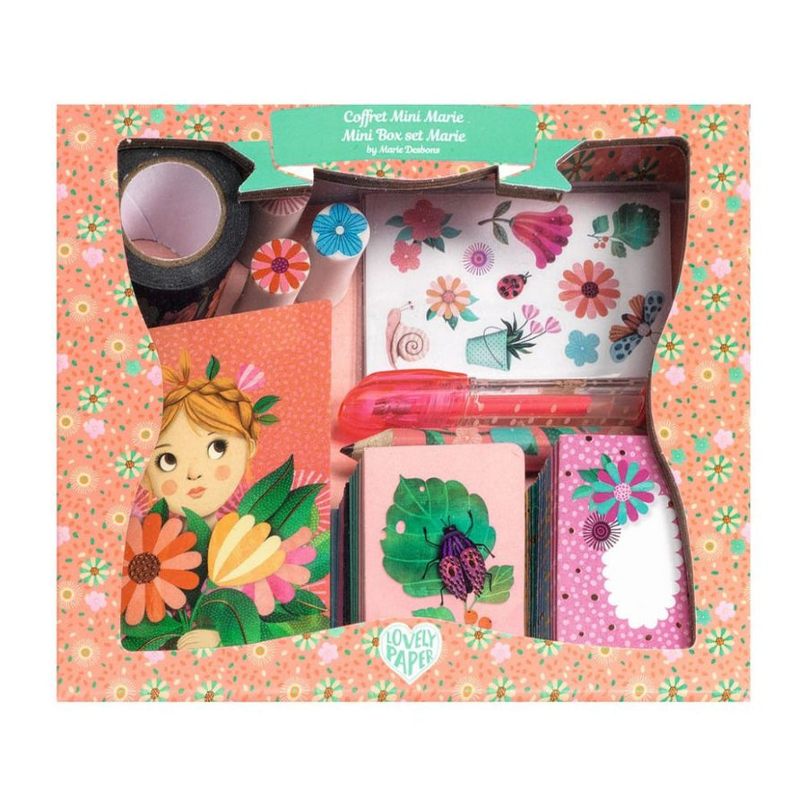 Djeco Lovely Paper - Mini Marie Box - Kids Writing Set DD03677