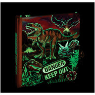 Peaceable Kingdom Lock & Key Diary - Dinosaur Glow in the Dark