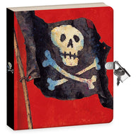 Peaceable Kingdom Pirates Lock and Key Diary