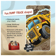 Peaceable Kingdom Shiny Dump Truck Floor Puzzle