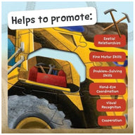 Peaceable Kingdom Shiny Dump Truck Floor Puzzle