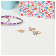 Rex London glitter rings