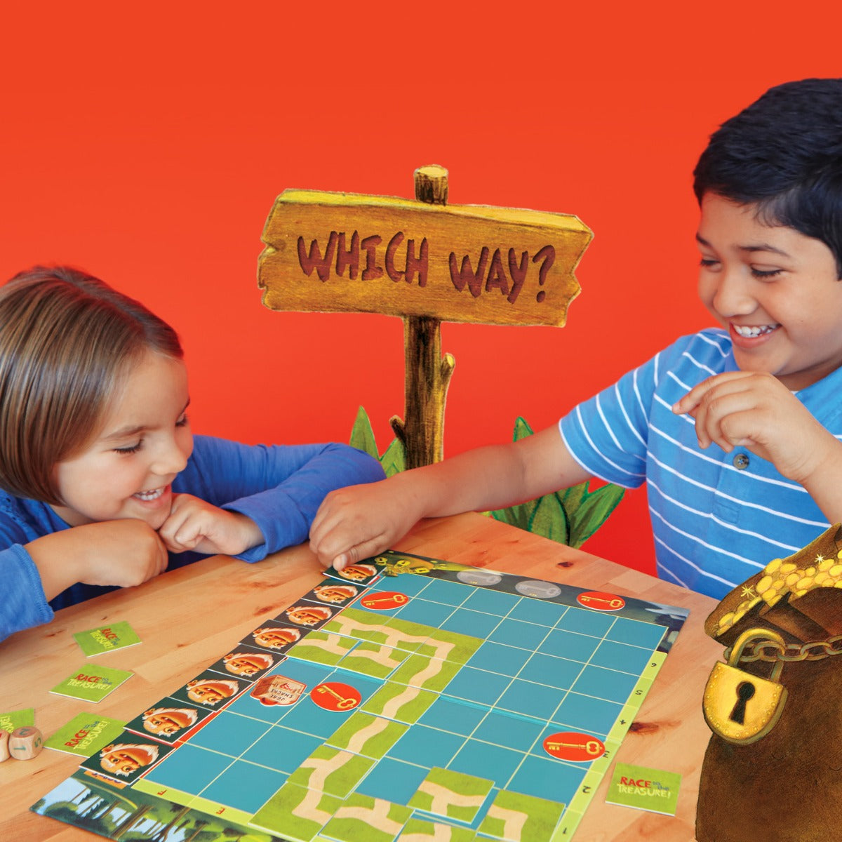 Race to the Treasure - Peaceable Kingdom Cooperative Game