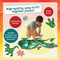 Peaceable Kingdom Shiny Dinosaur Floor Puzzle