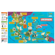 World atlas sticker book